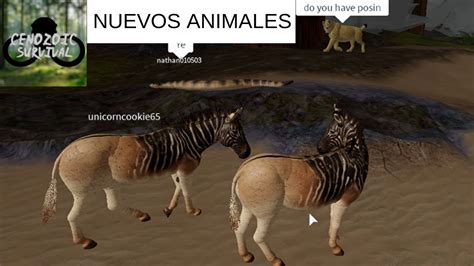 LOS NUEVOS ANIMALES Y MEJORAS DE CENOZOIC SURVIVAL ROBLOX - GAMEPLAY ESPAÑOL 2019 - YouTube