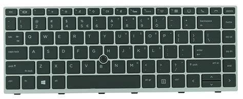 HP Laptop Internal Keyboard Qwerty US + Trackpoint, Backlit - Twindis