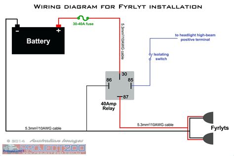 Mini Driving Light Wiring Diagram With Relay