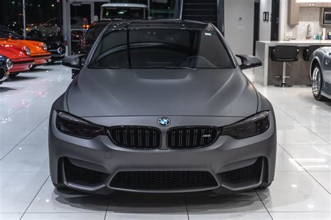 Used 2018 BMW M3 SEDAN 6-SPEED! COMPETITION PKG! EXECUTIVE PKG! MATTE GRAY VINYL WRAP! For Sale ...