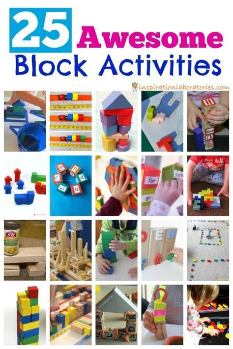 25 Activities Using Blocks | Inspiration Laboratories | Actividades ...