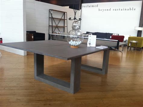 If It's Hip, It's Here (Archives): Modern Concrete & Steel Ping Pong Table Doubles As Indoor ...