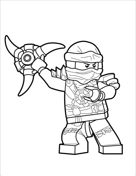 LEGO Ninjago Coloring Page - Jay - The Brick Show