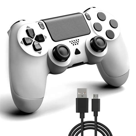 SONY 3004376 PS4 WIRELESS DUALSHOCK CONTROLLER - GLACIER WHITE ...