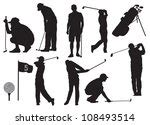 Golf Silhouettes Free Stock Photo - Public Domain Pictures