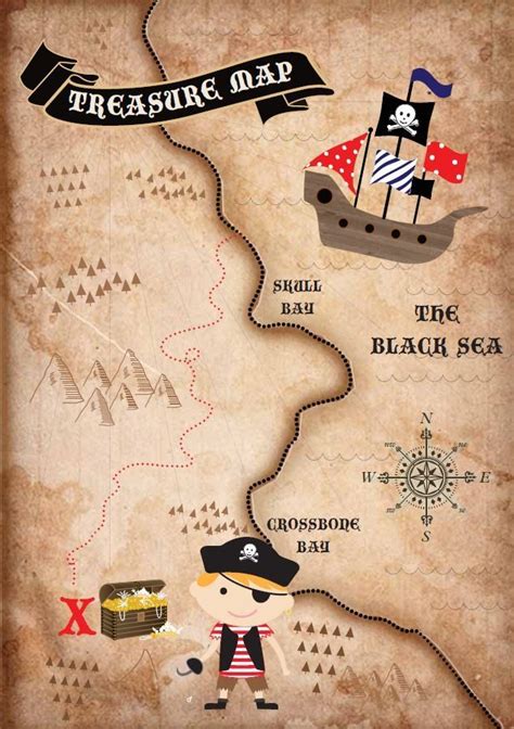 Pirate theme party, Pirate birthday party, Treasure maps