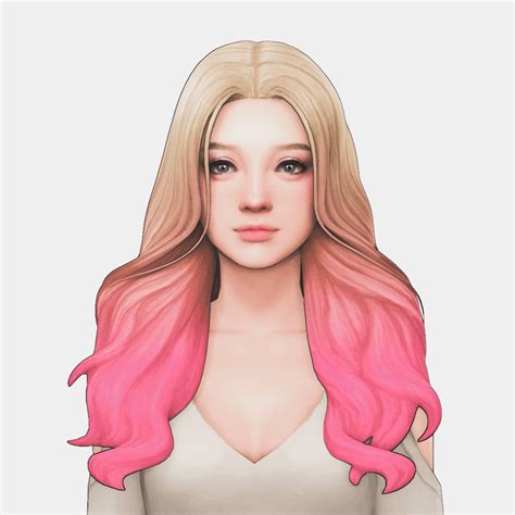 Jean Hair and Ombre Overlay - The Sims 4 Create a Sim - CurseForge