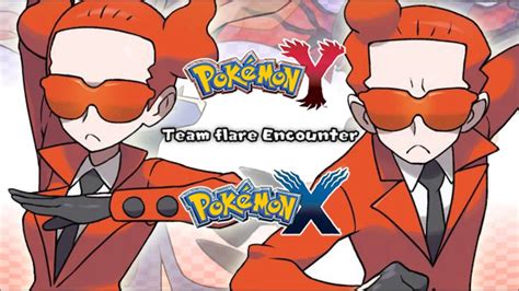 Pokemon X/Y - Team Flare Encounter (HQ) - YouTube