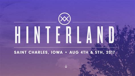 Hinterland Music Festival Announces 2017 Lineup