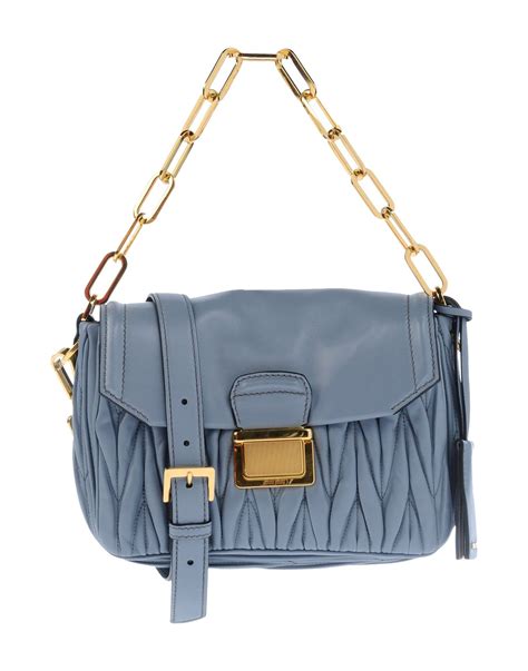 Lyst - Miu Miu Handbag in Blue