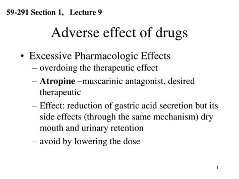 PPT - Adverse effect of drugs PowerPoint Presentation, free download - ID:141897