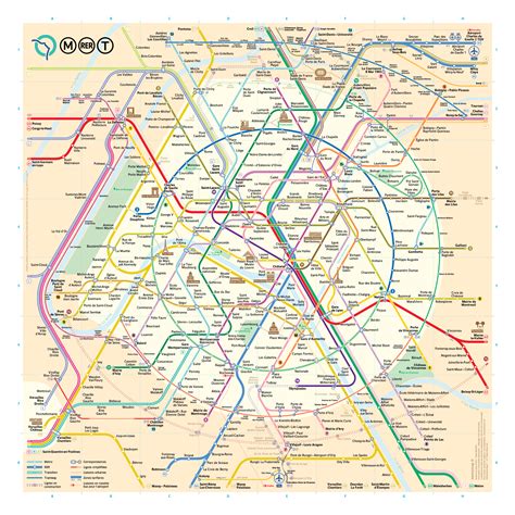 The New Paris Metro Map