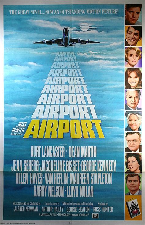 Airport (1970) | Movie posters, Movie posters vintage, Airport film