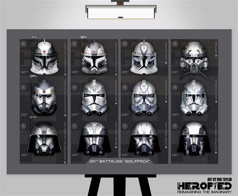 Star Wars 104th Battalion: Wolfpack 12 Helmet Composite Art - Etsy