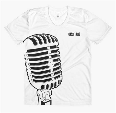 Vintage Microphone Women S T-shirt - Radio Microphone Vector Png ...