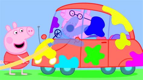 Peppa Pig English Episodes | Cleaning The Car | Peppa Pig Episodes - YouTube