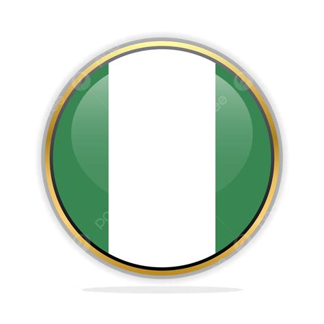 Button Flag Design Template Nigeria Vector, Flag, Vector Flag, Button ...