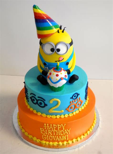 2 year old birthday cake! #DespicableMe #Minions | 2 year old birthday ...