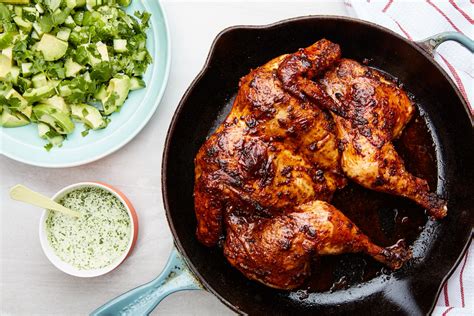 Peruvian-Style Roast Chicken with Tangy Green Sauce recipe | Epicurious.com