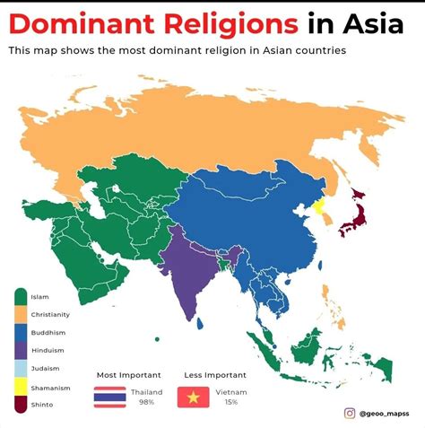 Dominant Religions in Asia : r/MapPorn