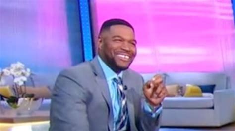 GMA’s Michael Strahan demands ‘don’t ever do that again!’ to crew member as host winces over ...