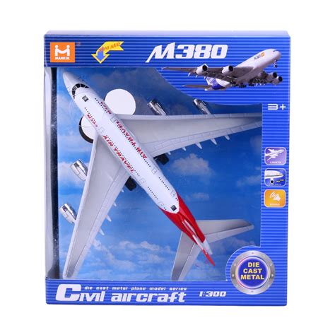 18cm Alloy Airplane Model Kids Children Airline Passenger Plane Toy Gift Multi Fun Pull Back ...