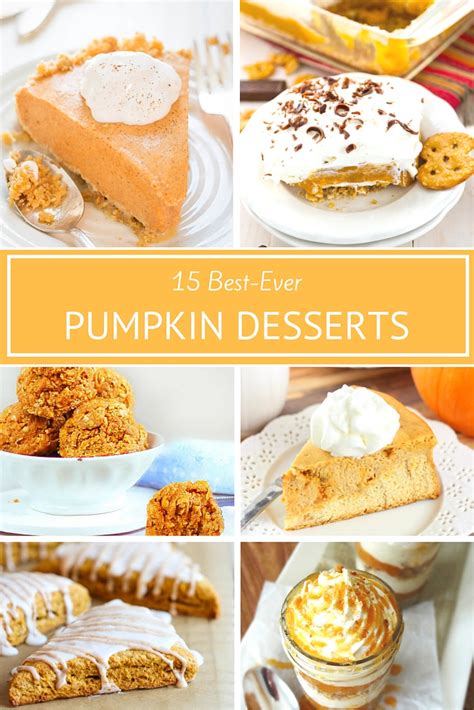 15 Best Ever Pumpkin Desserts ~ Such a Time As This