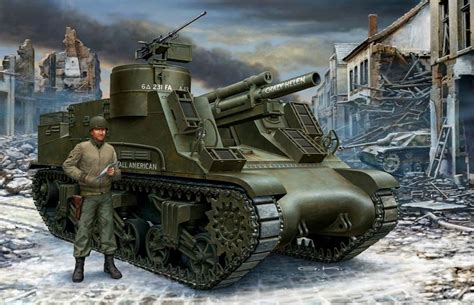 US M7 Priest SPH Wwii Vehicles, Armored Vehicles, Military Vehicles ...