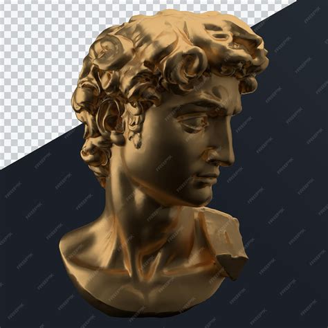 Premium PSD | Statue david 3d model