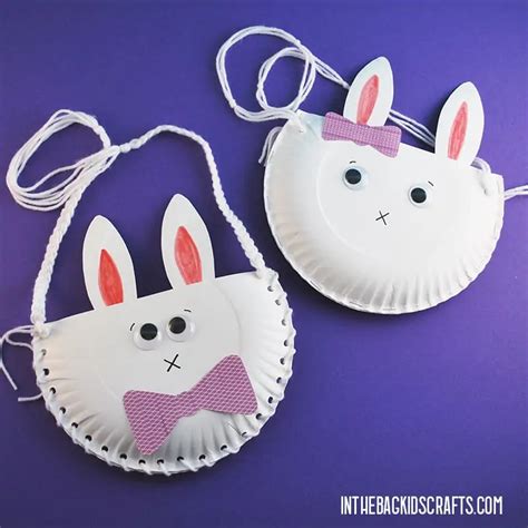 Rabbit Craft (with Free Craft Template) • In the Bag Kids' Crafts