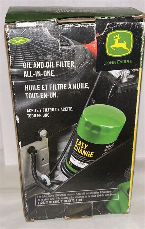 John Deere AUC12916 Oil Change Filter E120 E130 E150 E160 E170 E180 100 Series 889818007506 | eBay