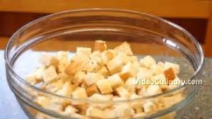 Homemade Garlic Croutons Recipe - Video Culinary