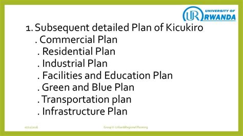 Kigali City Master Plan: Case Study Kicukiro District