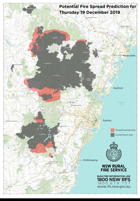 Map of NSW Fires December 2019 : r/MapPorn