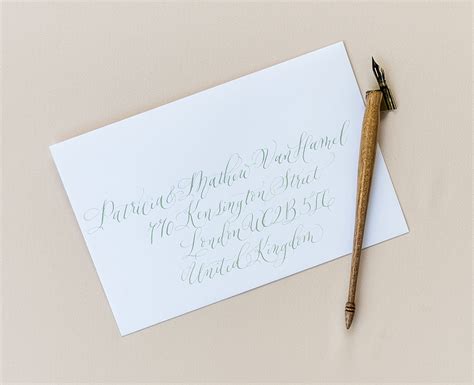 Envelope Calligraphy - Lemontree Paper Co