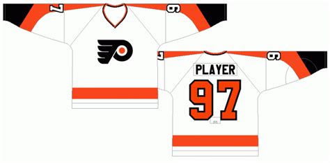 Philadelphia Flyers Uniform - Light Uniform - National Hockey League ...