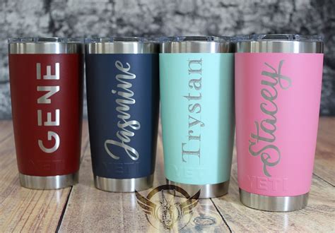 Personalized YETI tumbler Custom Yeti Rambler Laser | Etsy