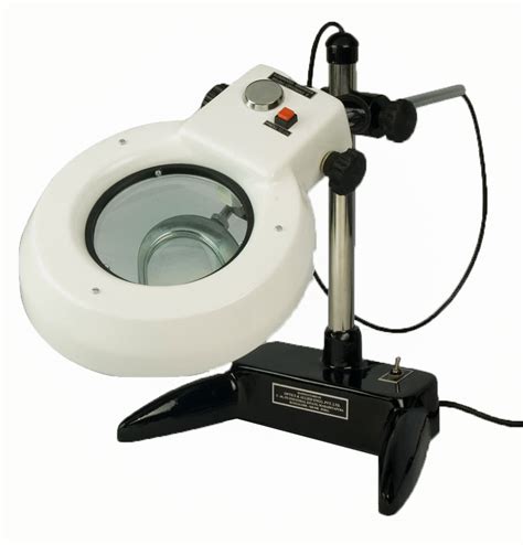 OptoMag 9 - Table Top Illuminated Magnifier - Khush Enterprises