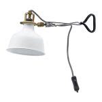 Ikea Wall Lamp Clamp Spotlight Off-white Ranarp – Bulbs & Fittings Ideas