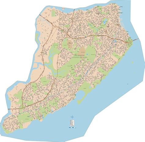 Staten Island Downtown Map | Digital| Creative Force