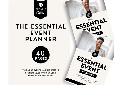 Canva Event Planner Template, Event Planning, Event Planner Printable ...