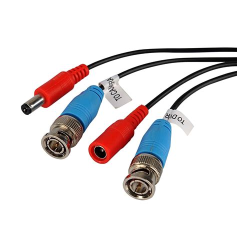 18M 60FT 2 in 1 VIDEO POWER BNC CABLE FOR AHD CCTV SECURITY CAMERA&DVR ...