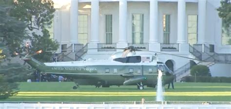 BREAKING U.S. President Trump to board Marine One to Walter Reed National Military Medical Center