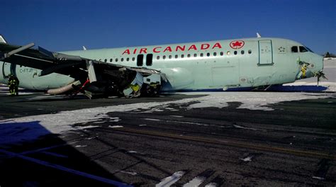 Scary Pics from Last Night's Air Canada Crash...AC refers to it as a ...