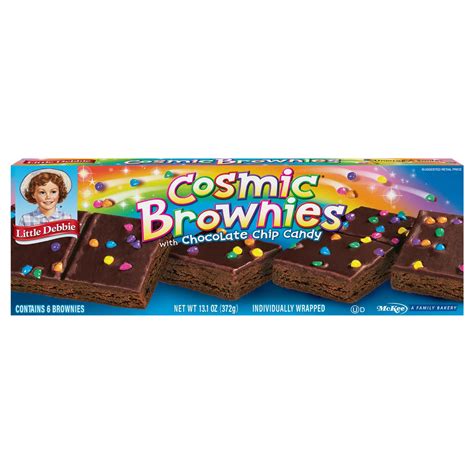 Little Debbie Cosmic Brownies with Chocolate Chip Candy - Shop Snack Cakes at H-E-B