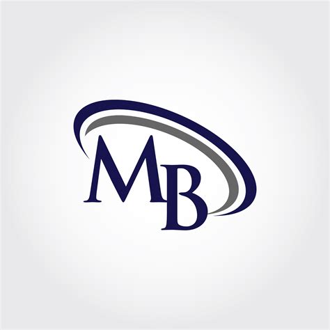 Monogram MB Logo design By Vectorseller | TheHungryJPEG