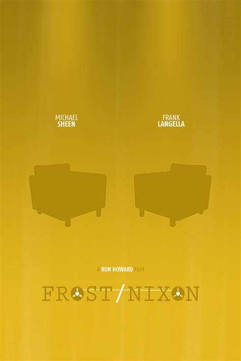 Foursquare (Frost/Nixon - Minimal Movie Poster)