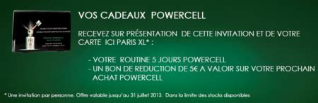 Votre routine 5 jours Powercell d’Helena Rubinstein gratuite chez Ici Paris XL – 31/07/2013 | Je ...