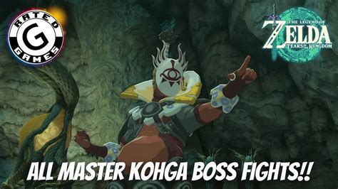 All Master Kohga Boss Fights! - Tears of the Kingdom Boss Fights