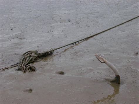 Free Stock photo of Fluke of an anchor in the mud | Photoeverywhere